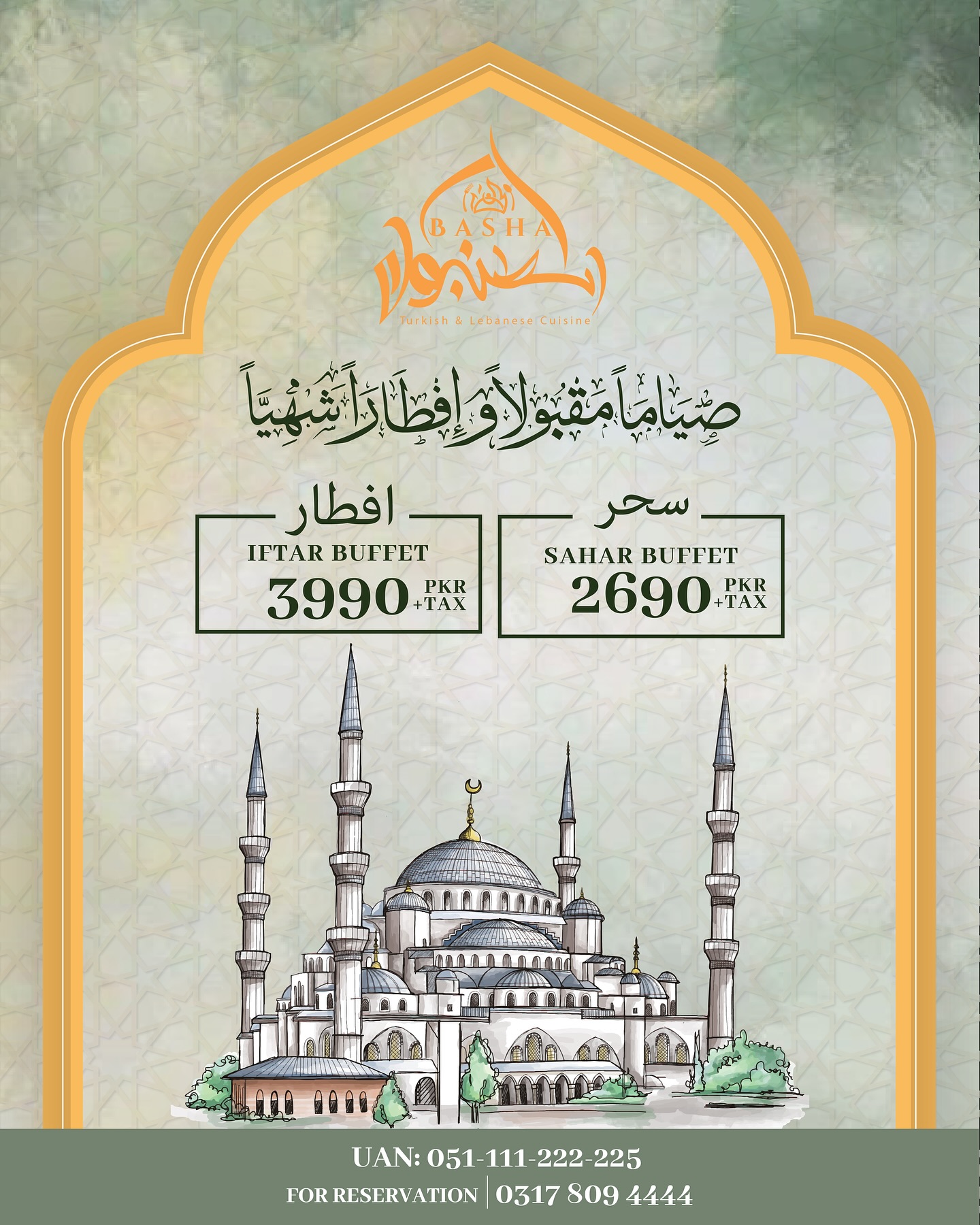 Bashaistanbul iftar menu 4 Best Sehri and Iftar + Dinner in Rawalpindi and Islamabad - Basha Istanbul Isb