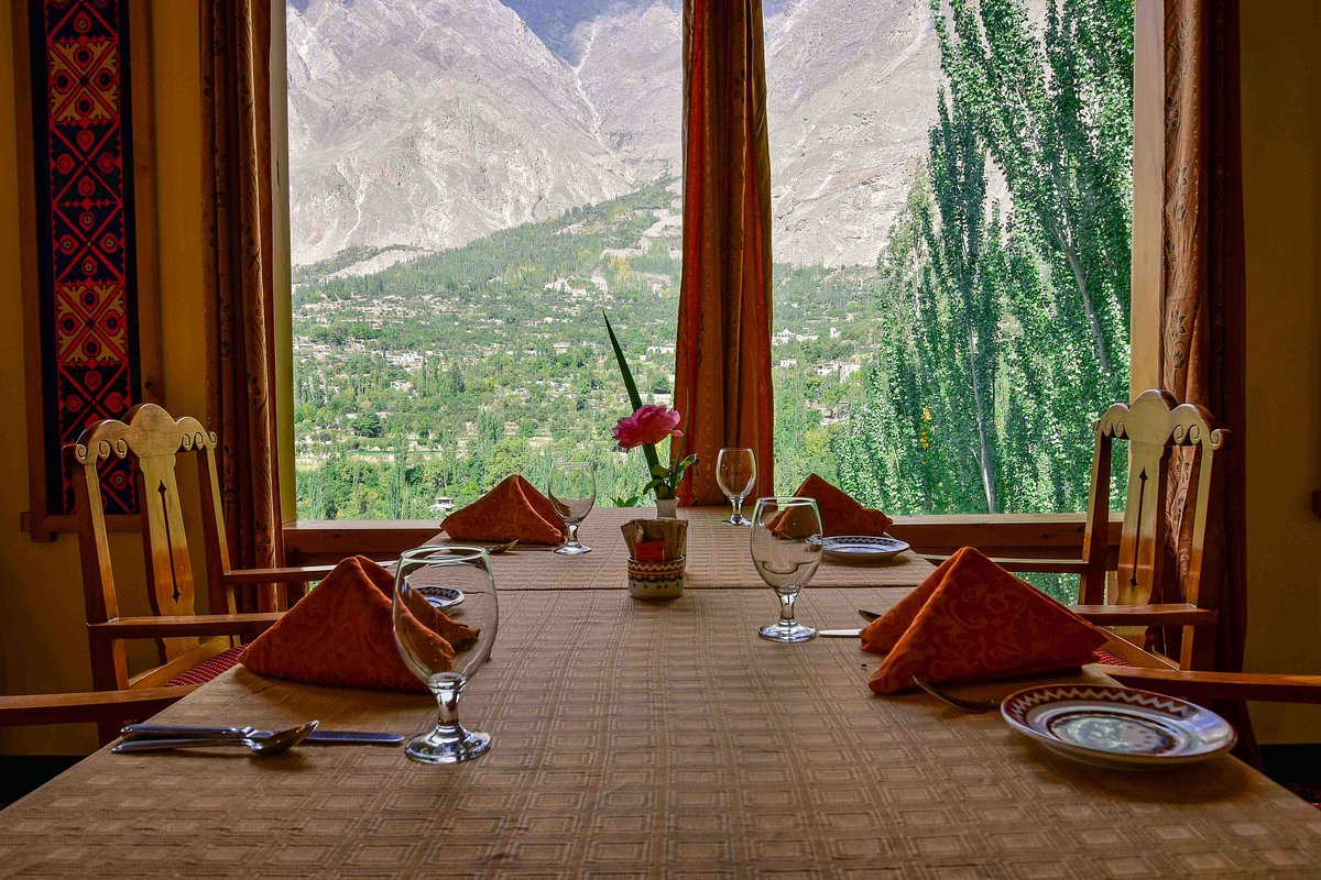 hunza-serena-inn dining area view hunza serena inn dining area view