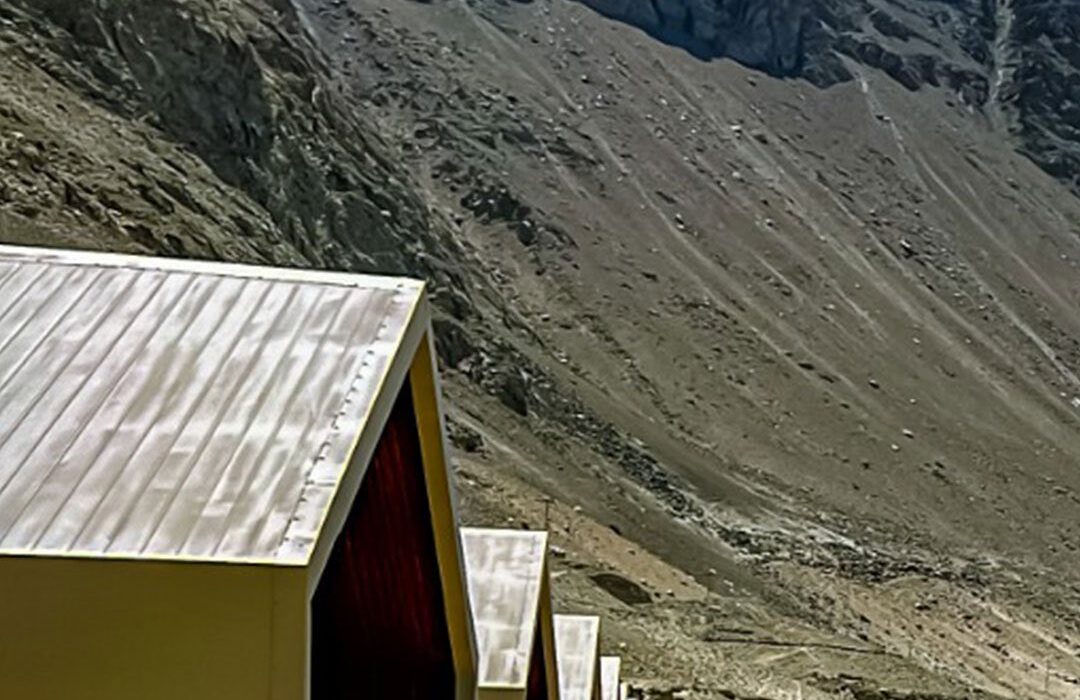 Private huts view of Khoj Resorts Shigar Private huts of Khoj Resorts Shigar enough for 4 people