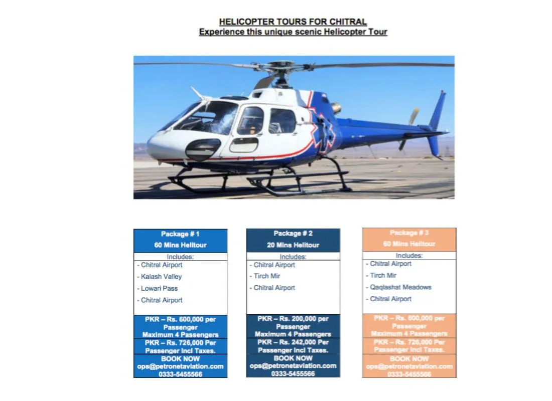 Helicopter Service By KPK Govt For Shandur Polo Ground 4 Take a Helicopter Ride to Shandur Festival 2024 - Pakistan tour and travel