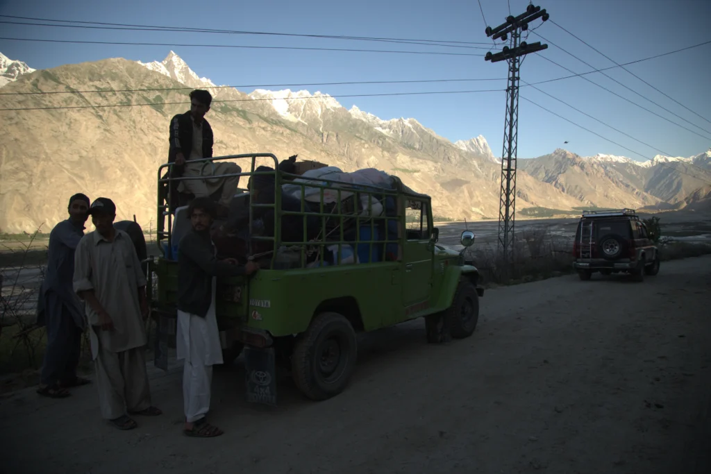 Tale of K2 Basecamp Trek 2023 5 our Jeeps from Skardu to Askoli